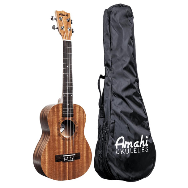 AMAHI UK120CW CONCERT MAHOGANY UKULELE W/ VINYL BAG