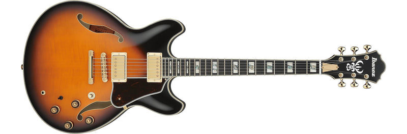 AS-Artstar-6str-Electric-Guitar-w/Case---Brown-Sunburst