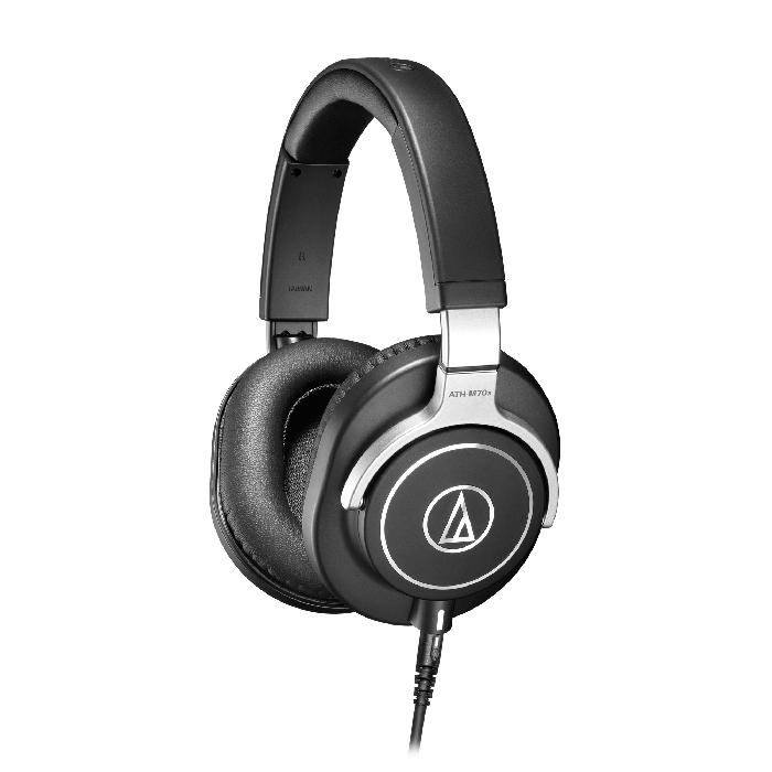 Audio Technica ATH-M70X Closed-back professional monitor headphones, detachable cables.