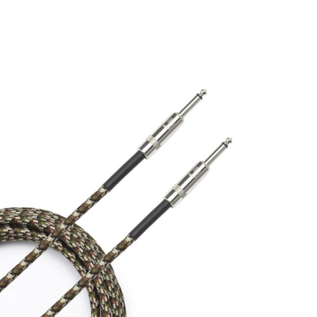 D'Addario Braided Camouflage Instrument Cable | 15'