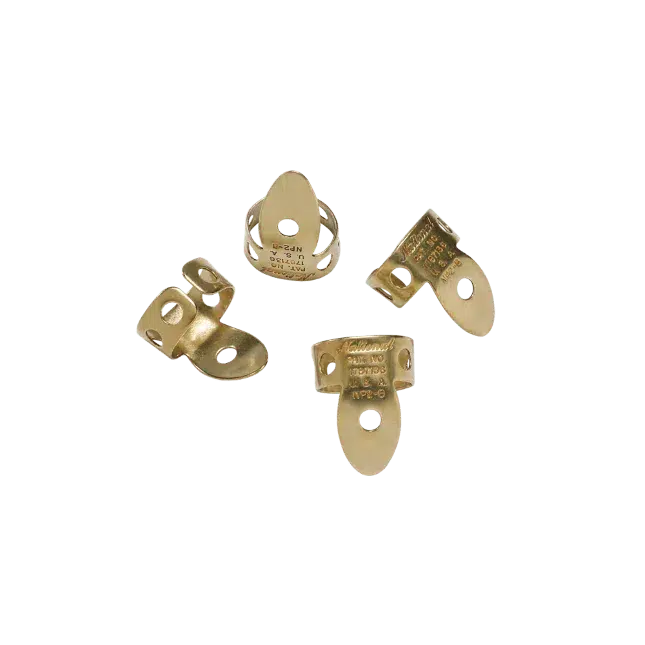 D'Addario National Brass Finger Picks - 4-Pack