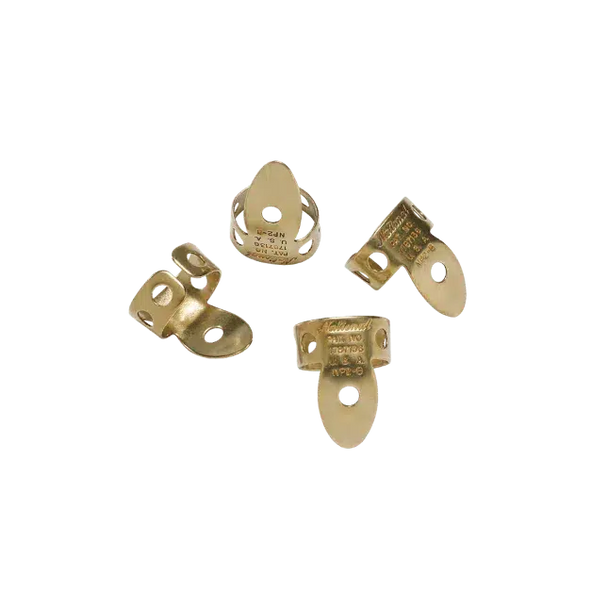 D'Addario National Brass Finger Picks - 4-Pack