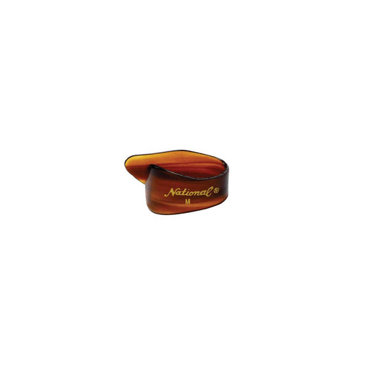 D'Addario National Celluloid Thumb Picks, Medium Tortoiseshell - 4-Pack