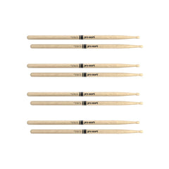 D'Addario ProMark Classic Attack 2B Shira Kashi Oak Drumstick, Acorn Oval Tip, 4-Pack