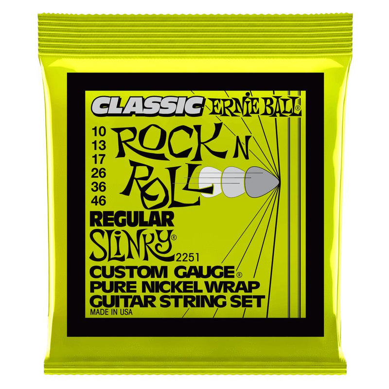 Ernie Ball Classic Rock N Roll Guitar Strings | 10-46
