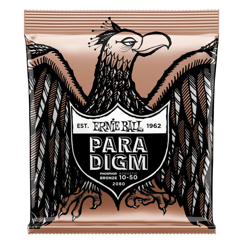 Ernie Ball Paradigm Phosphor Bronze Acoustic Guitar Strings | Light