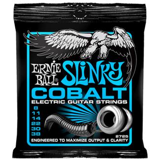 Ernie Ball Slinky Cobalt Electric Guitar Strings Extra Slinky