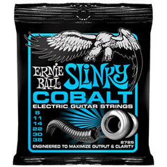 Ernie Ball Slinky Cobalt Electric Guitar Strings Extra Slinky