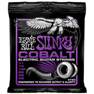 Ernie Ball Slinky Cobalt Electric Guitar Strings Power Slinky