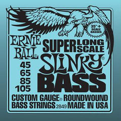 Ernie Ball Slinky Series Bass Guitar Strings Super Long Scale Slinky