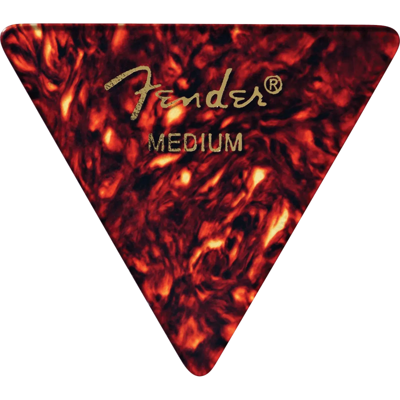 Fender 355 Triangle Shape Shell Design Picks - 12 Count