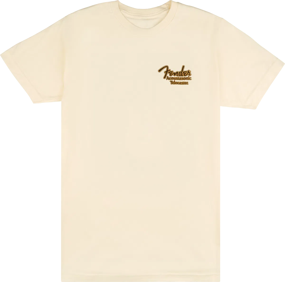 Fender Acoustasonic Telecaster T-shirt Cream, XL