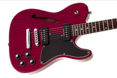 Fender Jim Adkins JA-90 Telecaster Thinline, Crimson Transparent Red