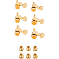 Fender Locking Stratocaster/Telecaster Staggered Tuning Machines, Gold | Set of 6