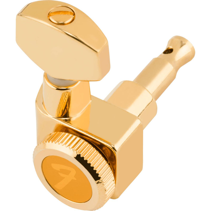 Fender Locking Stratocaster/Telecaster Staggered Tuning Machines, Gold | Set of 6