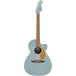 Fender Newporter Player Acoustic Electric Guitar | Ice Blue Satin