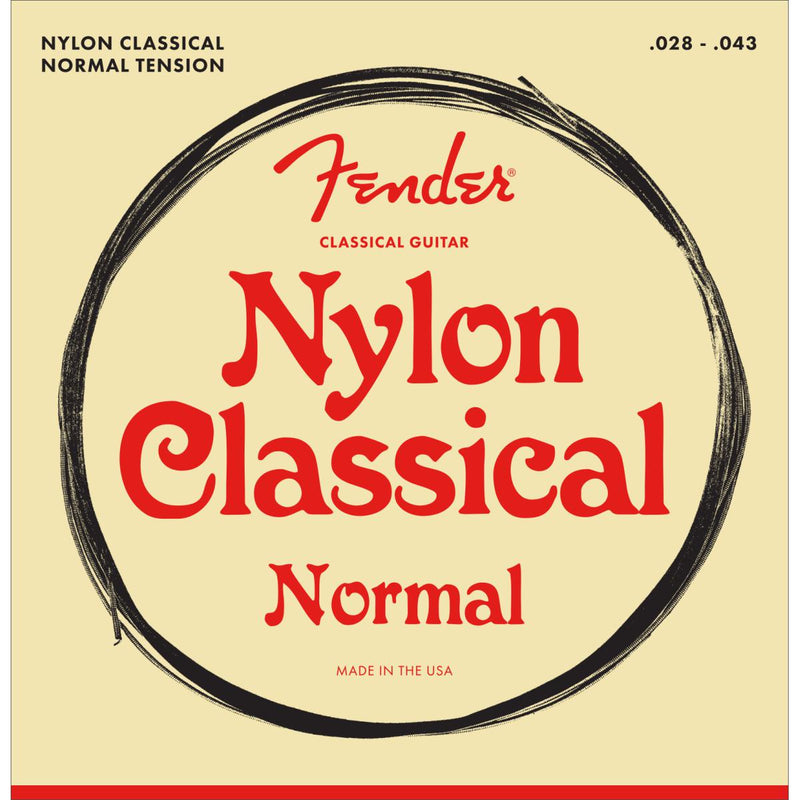 Fender Nylon Acoustic Strings, Tie End, .028-.043 | 0730100400