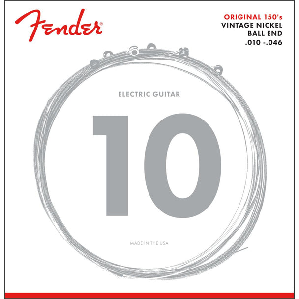 Fender Original Pure Nickel 150 Guitar Strings 150R (.010-.046) | 0730150406