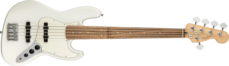 Fender Player Jazz Bass V Guitar | Polar White