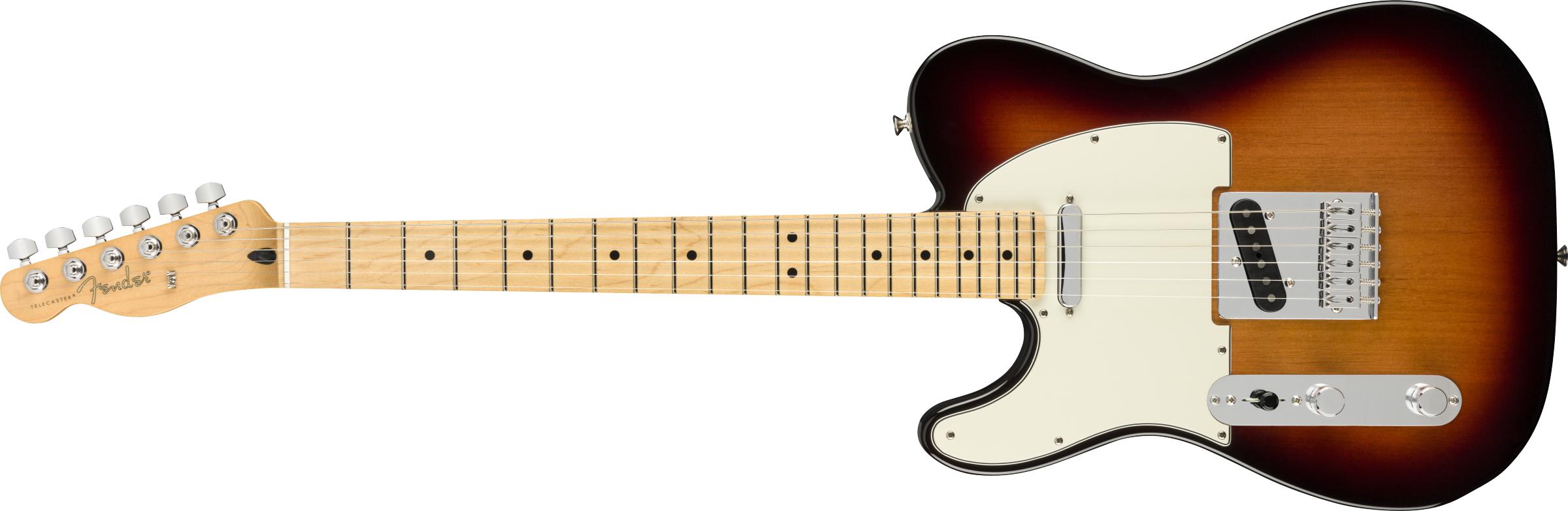 Fender Player Telecaster, Left-Handed, 3-Color Sunburst