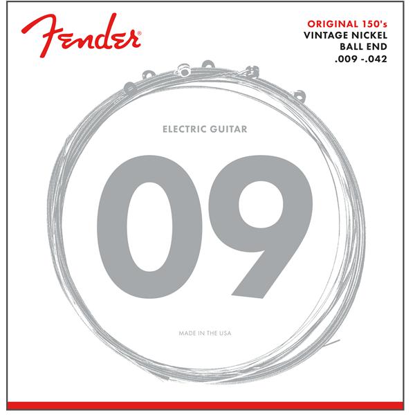 Fender Pure Nickel 150 Guitar Strings 150L (.009-.042) | 0730150403