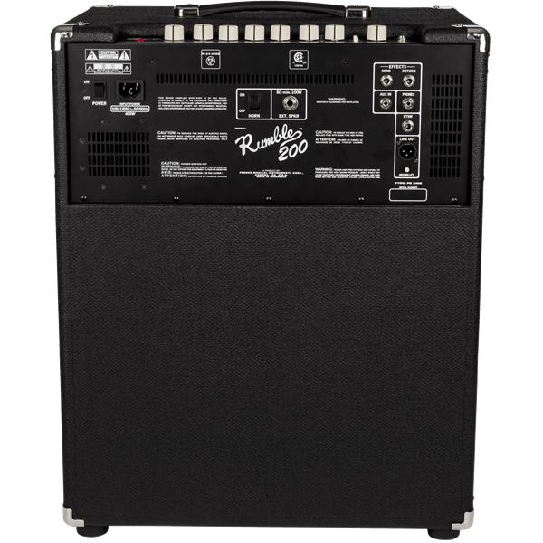 Fender Rumble™ 200 (V3), 120V, Black/Silver | 2370500000