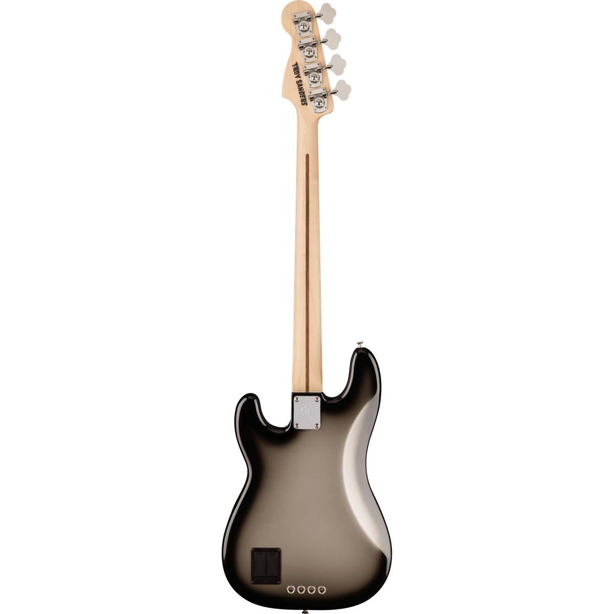 Fender Troy Sander Precision Bass Guitar | Silverburst