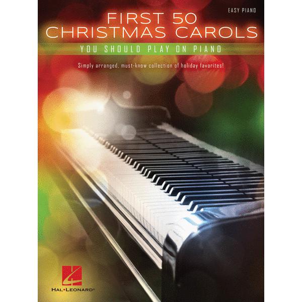 Free Christmas/Holiday Music Book First 50 Christmas Carols - Easy Piano