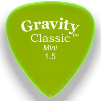 Gravity Classic Mini Polished Bevel Guitar Pick | 1.5mm
