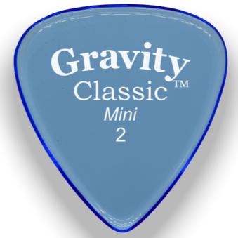 Gravity Classic Mini Polished Bevel Guitar Pick | 2.0mm