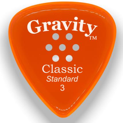 Gravity Classic Standard Multi-Hole Guitar Pick | 3.0mm