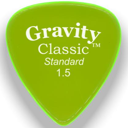 Gravity Classic Standard Polished Bevel Guitar Pick | 1.5mm