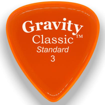 Gravity Classic Standard Polished Bevel Guitar Pick | 3.0