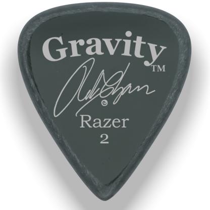 Gravity Picks Rob Chapman Smoke Razer Guitar Pick | 2.0mm