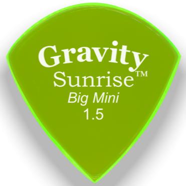 Gravity Sunrise Big Mini Guitar Pick | 1.5mm
