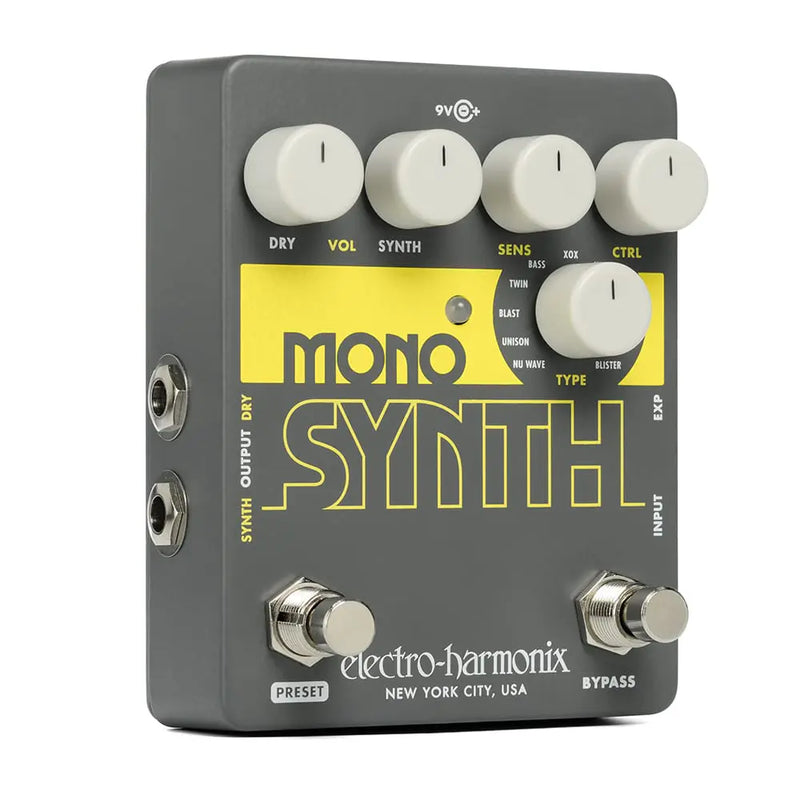Electro Harmonix Mono Synth Guitar Synthesizer Pedal