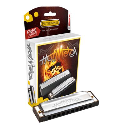 Hohner 572BX-C Hot Metal Harmonica, Key of C