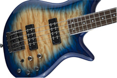 Jackson JS Series Spectra Bass, Amber Blue Burst