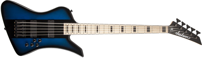 Jackson X Series David Ellefson Kelly Bird V Bass, Blue Stripe