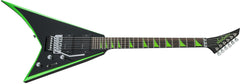 Jackson X Series RRX24, Black With Neon Green Bevels