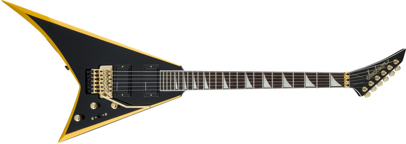 Jackson X Series RRX24, Black With Yellow Bevels