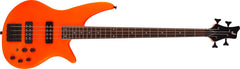 Jackson X Series Spectra Bass, Neon Orange
