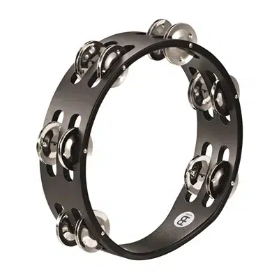 Meinl 8" Compact Tambourine | CTA2S-BK