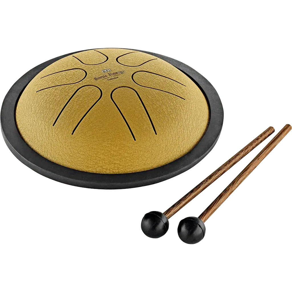 Meinl Sonic Energy Mini Steel Tongue Drum, B Major, Gold