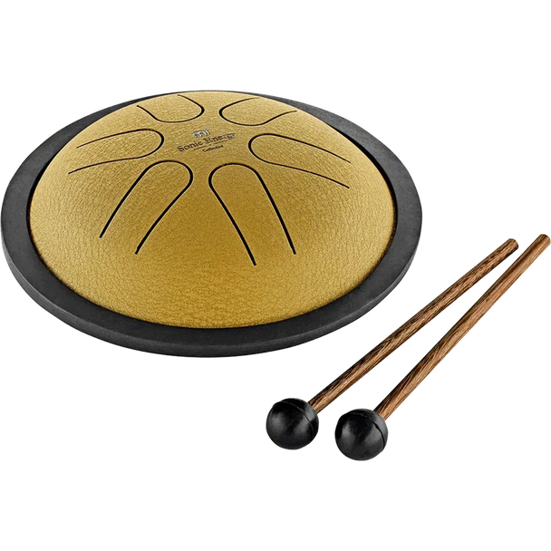 Meinl Sonic Energy Mini Steel Tongue Drum, B Major, Gold