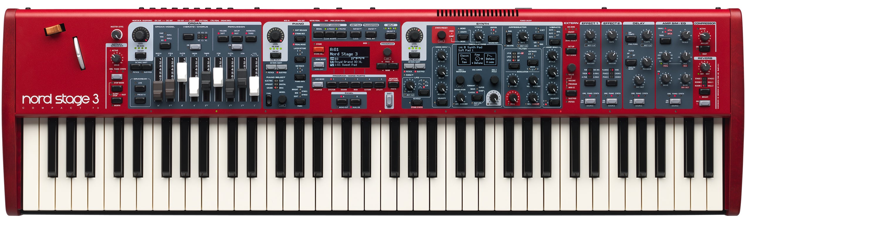 Nord Stage 3 Compact | Semiweighted Keyboard