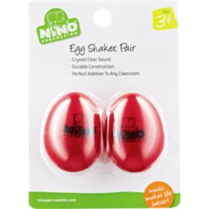 Nino Kids Percussion Egg Shaker Pair | Red