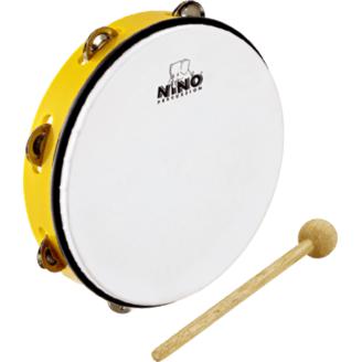 Nino Percussion ABS Tambourine | Yellow