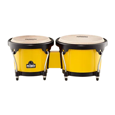 NINO Percussion NINO17Y-BK ABS Plus Bongos, Yellow