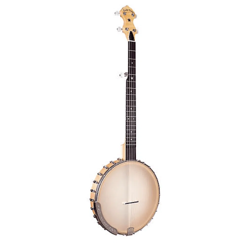 old Tone Cripple Creek Bob Carlin Banjo with Gig Bag Gloss Natural